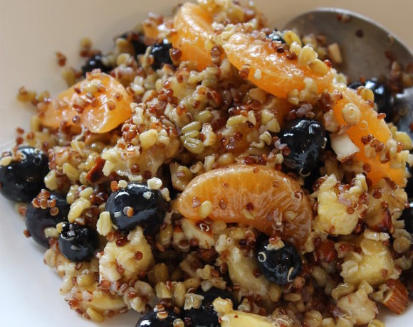 Freekeh Fruit Salad with Pecans