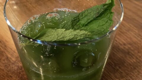 cucumber lemint mocktail