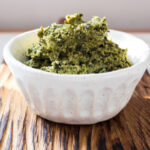 polenta with sun dried tomato pesto