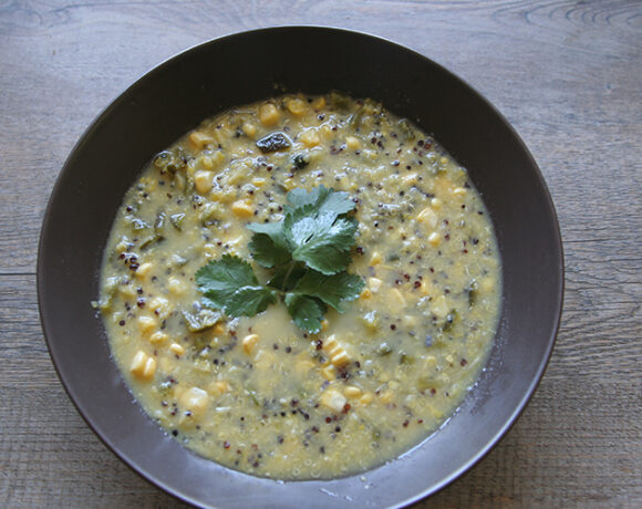 Corn and quinoa chowder