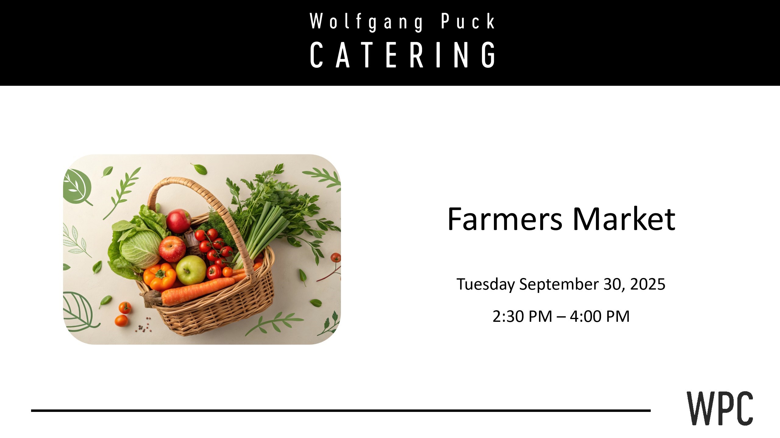 Sept Farmers Market
